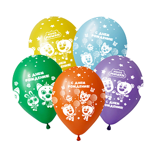 V 12 СДР Мини-Мишки, латексный шар (Россия)