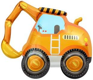 Шар (33"/84 см) Фигура, Экскаватор, 1 шт. в уп.