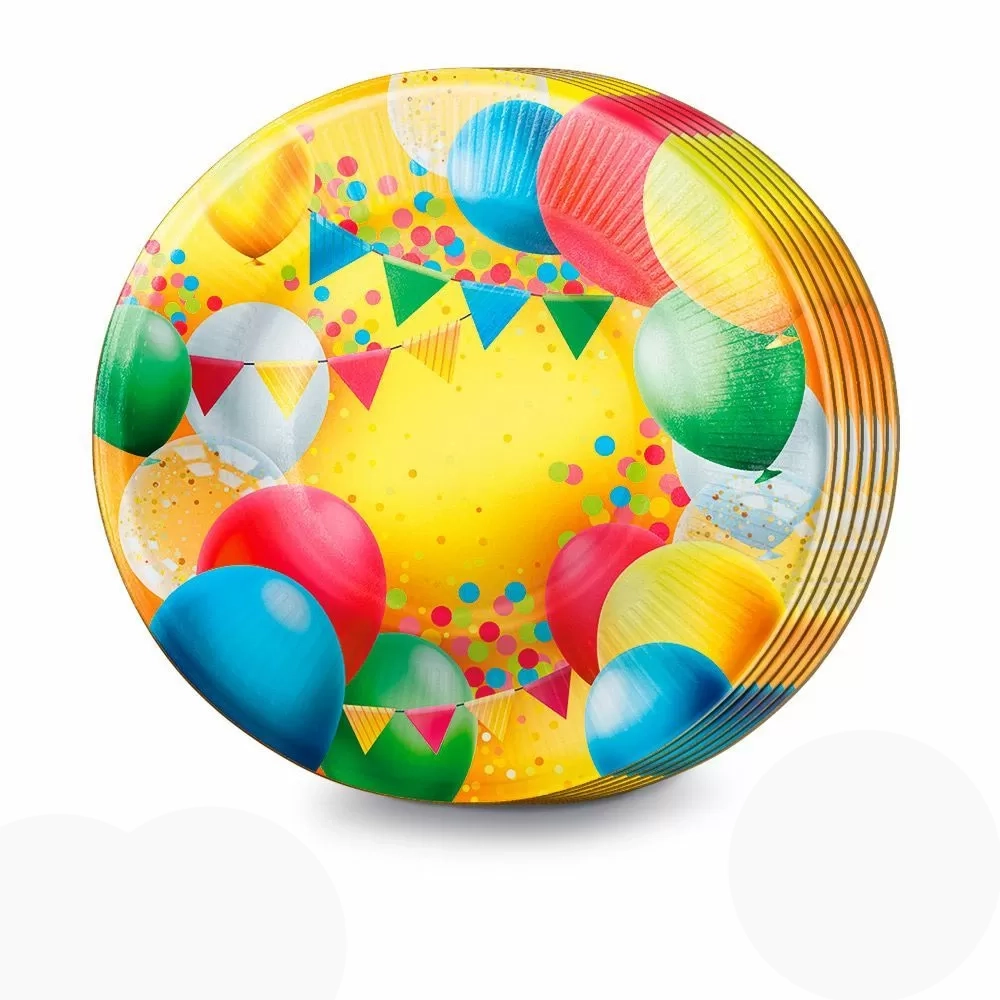 Набор тарелок "Воздушные шары" 18 см 6шт