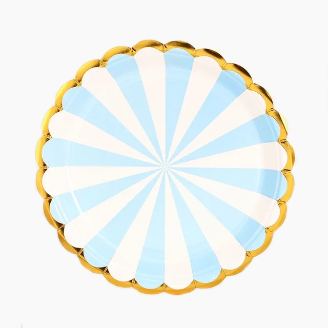 Тарелка бум. 23см/ набор10шт