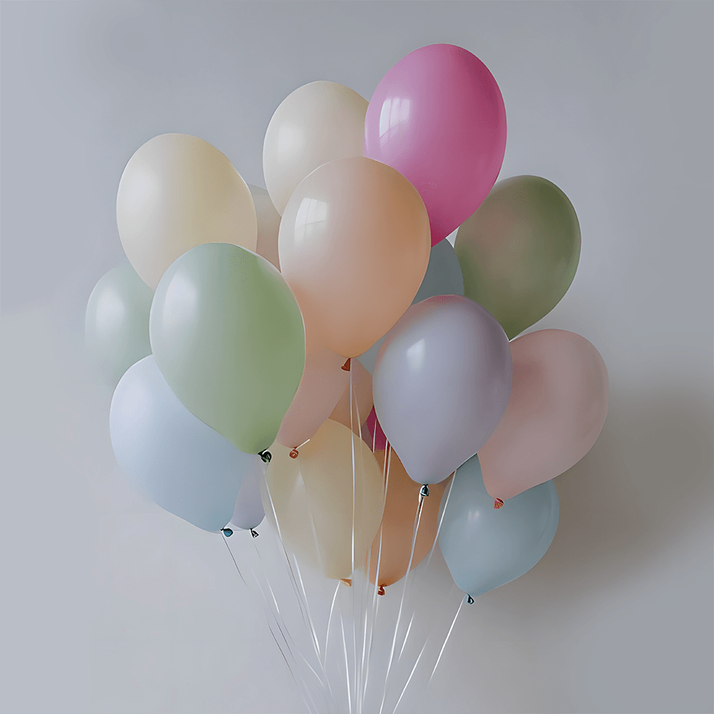 Сет №79 "Макарунсы" 20 воздушных шаров