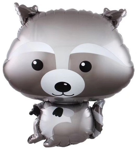 Шар (26"/66 см) Фигура, Лесной Енот, 1 шт. в уп.