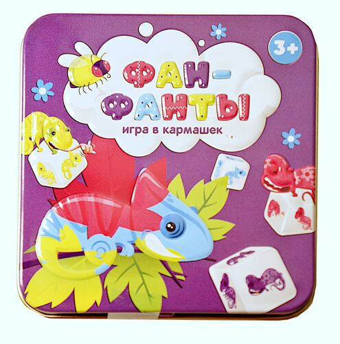 Игра настольная "Фан-фанты" ( жестяная коробочка) арт.3570