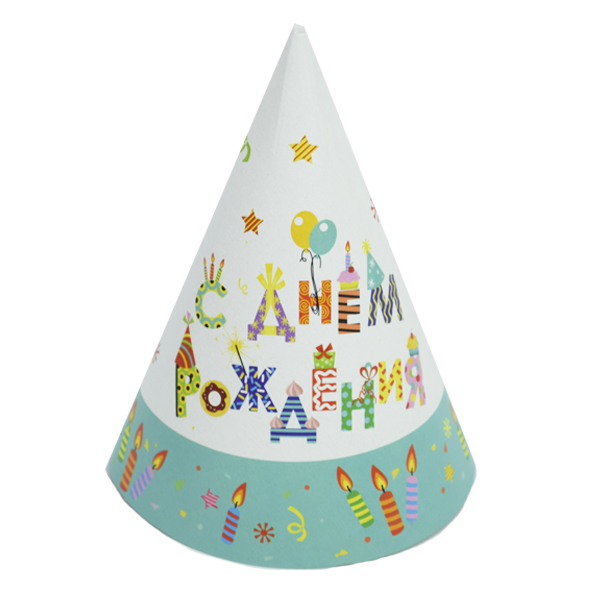 PR Колпачок С Днем Рождения Свечи 6шт