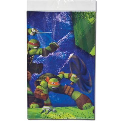 Акция!Скатерть п/э Черепашки Ниндзя 1,4х2,6м/А