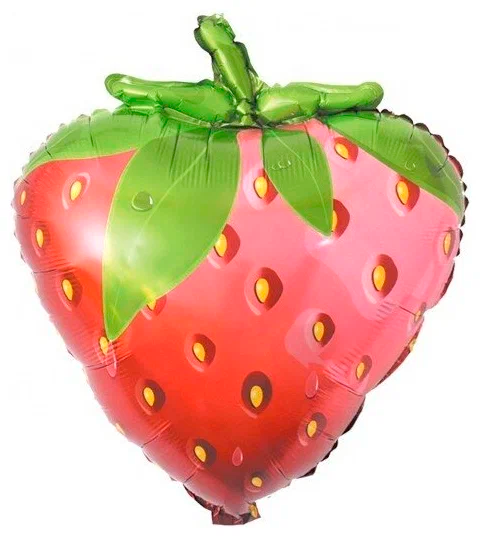 Шар (22"/56 см) Фигура Клубника, 1шт