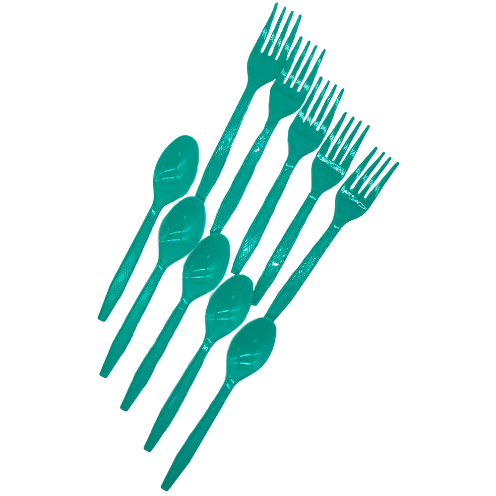 Столовые приборы пласт. тиффани 20шт