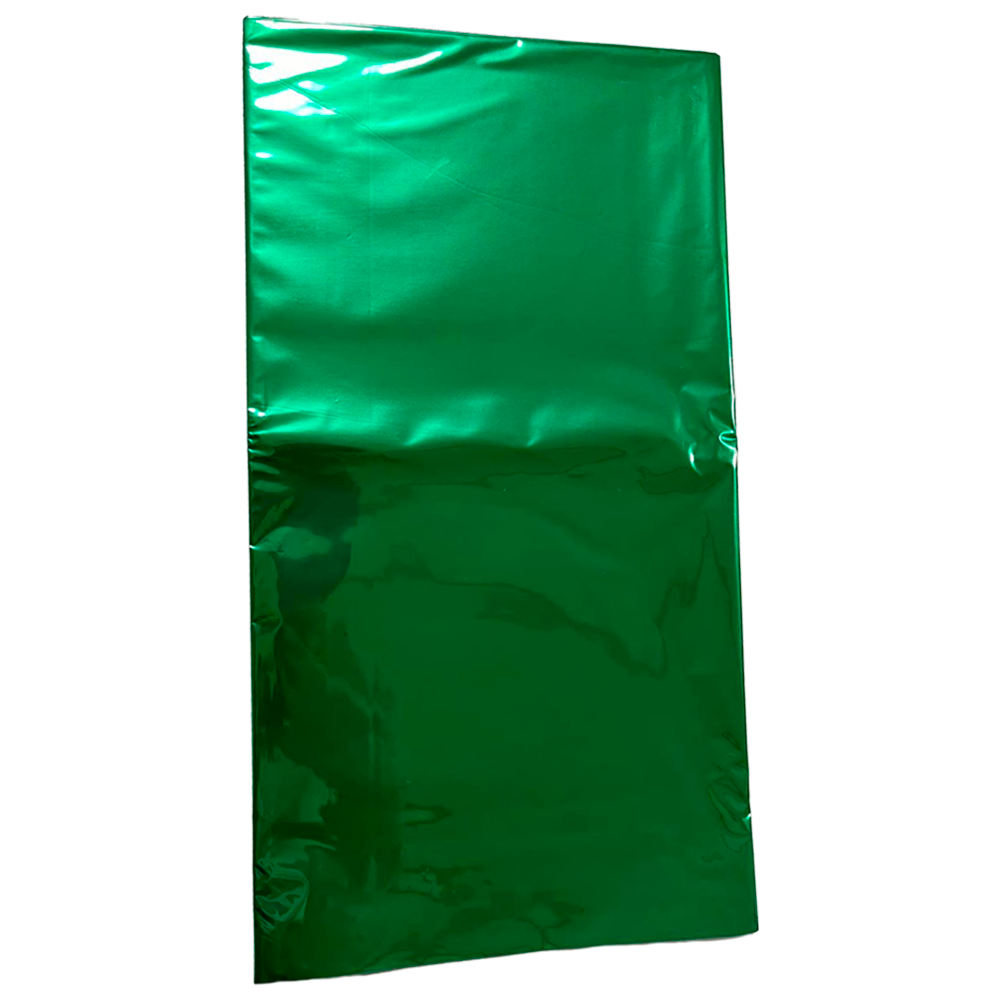 Скатерть 137*183см фольга зеленая