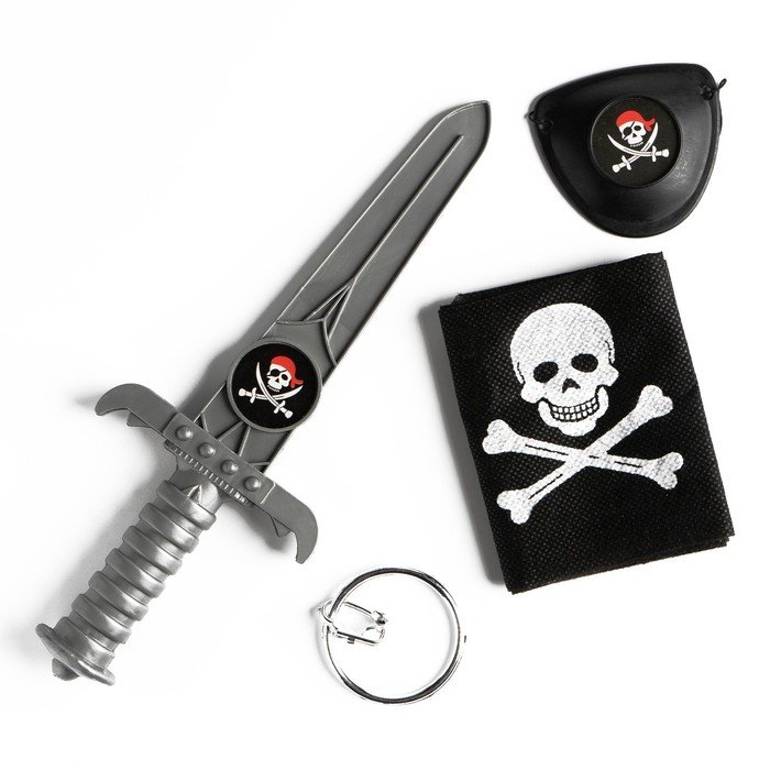Набор пирата "Черная бандана", 4 предмета 120412