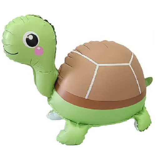 Шар (28"/71 см) Фигура 3D, Черепашка, 1 шт.