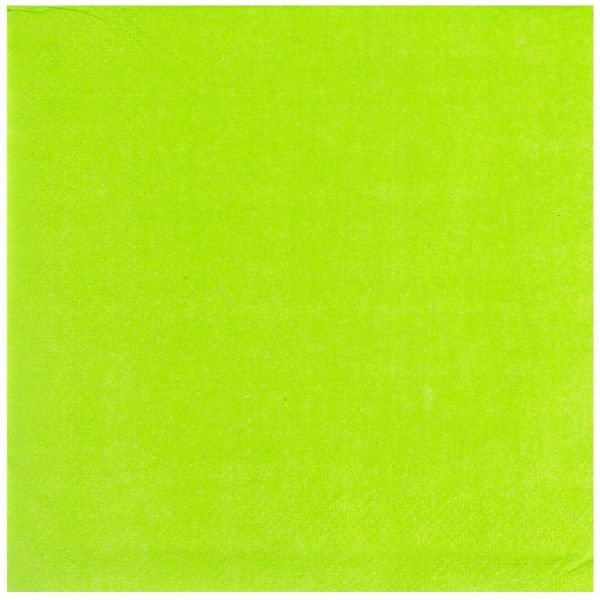 Салфетка светло-зеленая 33см 12шт/G