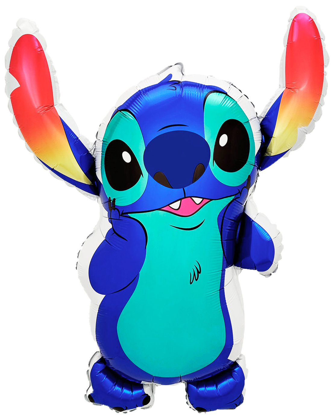 Шар (31"/79 см) Фигура, Любимый монстрик, Яркие ушки, Синий, 1 штю в уп.