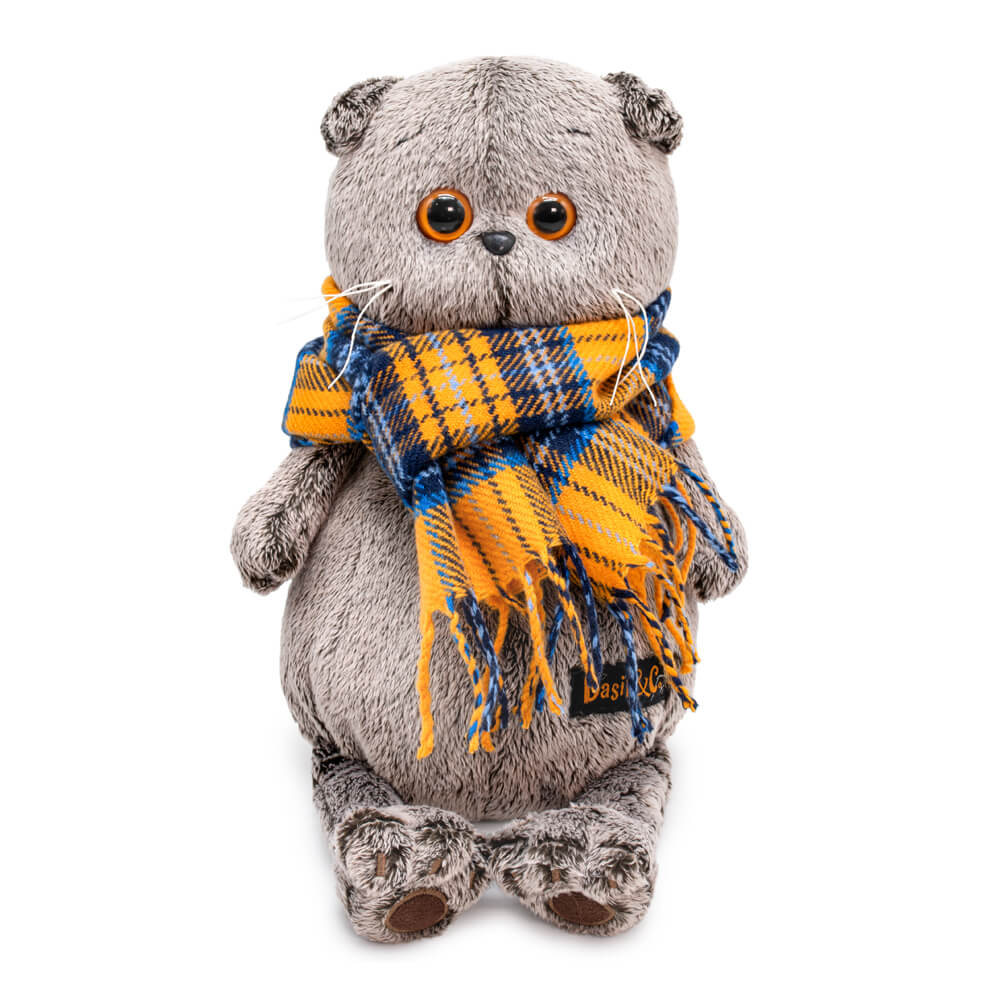 Акция! Ks25-002 Басик и шарф в клеточку