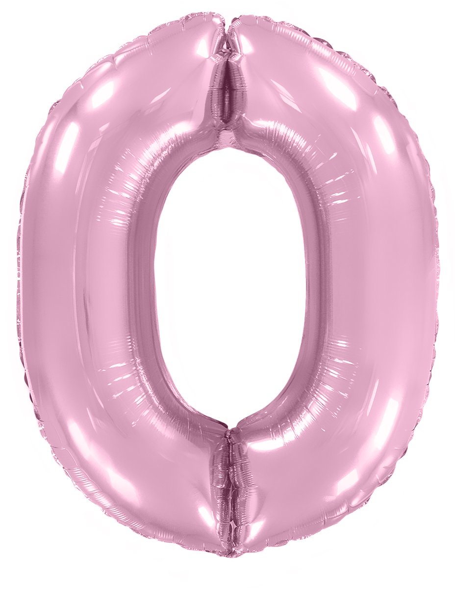 И 40 Цифра Розовый Макарунс, 1 шт (Испания)