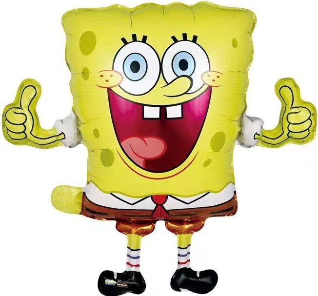 Шар (27"/69 см) Фигура, Весельчак Губка