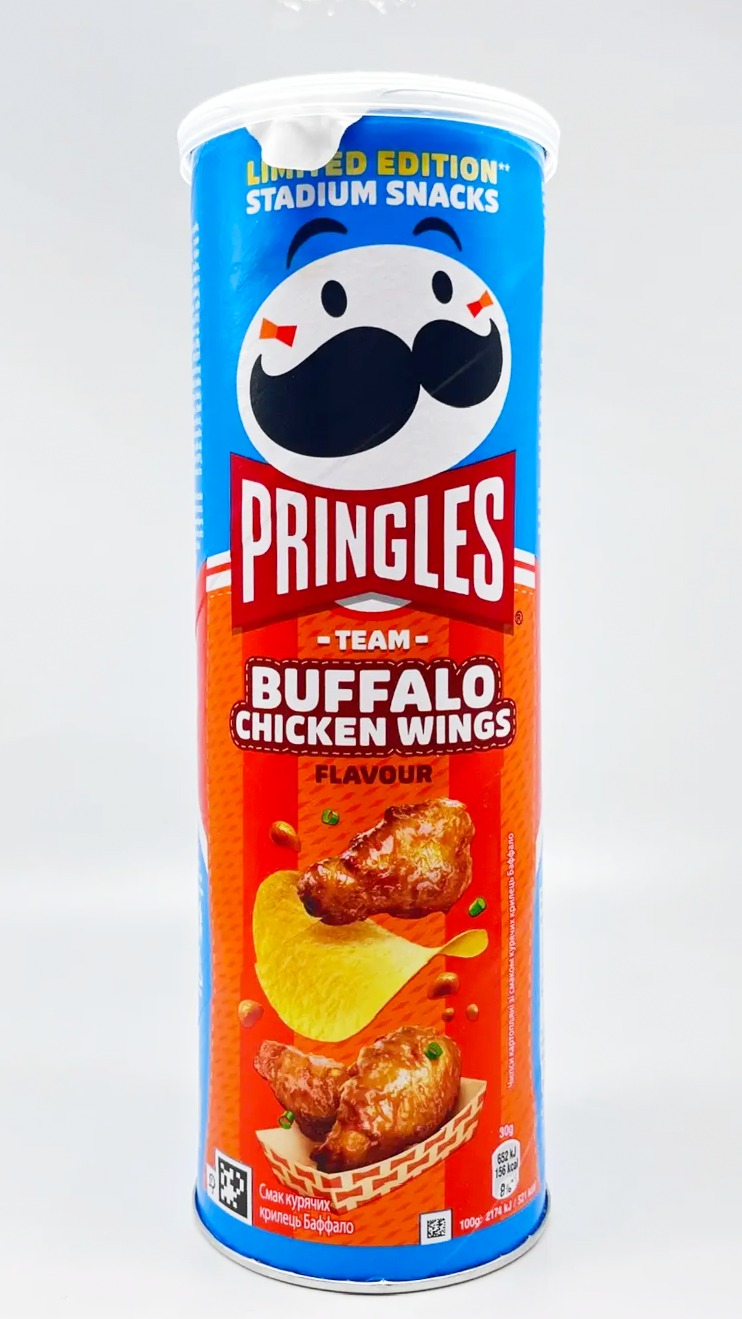 Чипсы Pringles Buffalo Chicken Wings (Куринные крылышки в соусе "буффало"), 165 гр