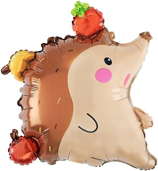 Шар (26"/66 см) Фигура, Ежик, 1 шт