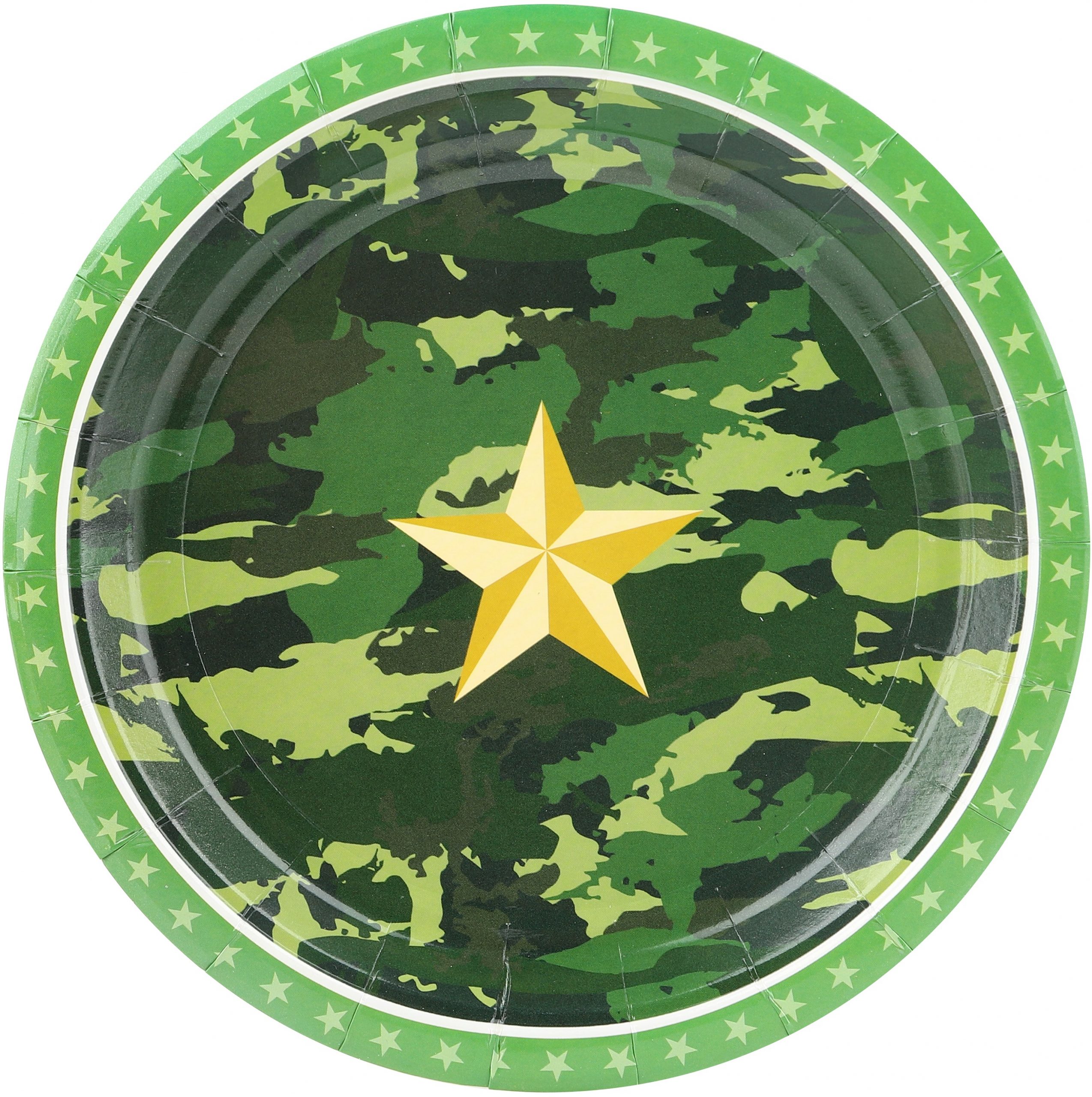 Тарелки (9"/23 см) Звездный Камуфляж, 6 шт.