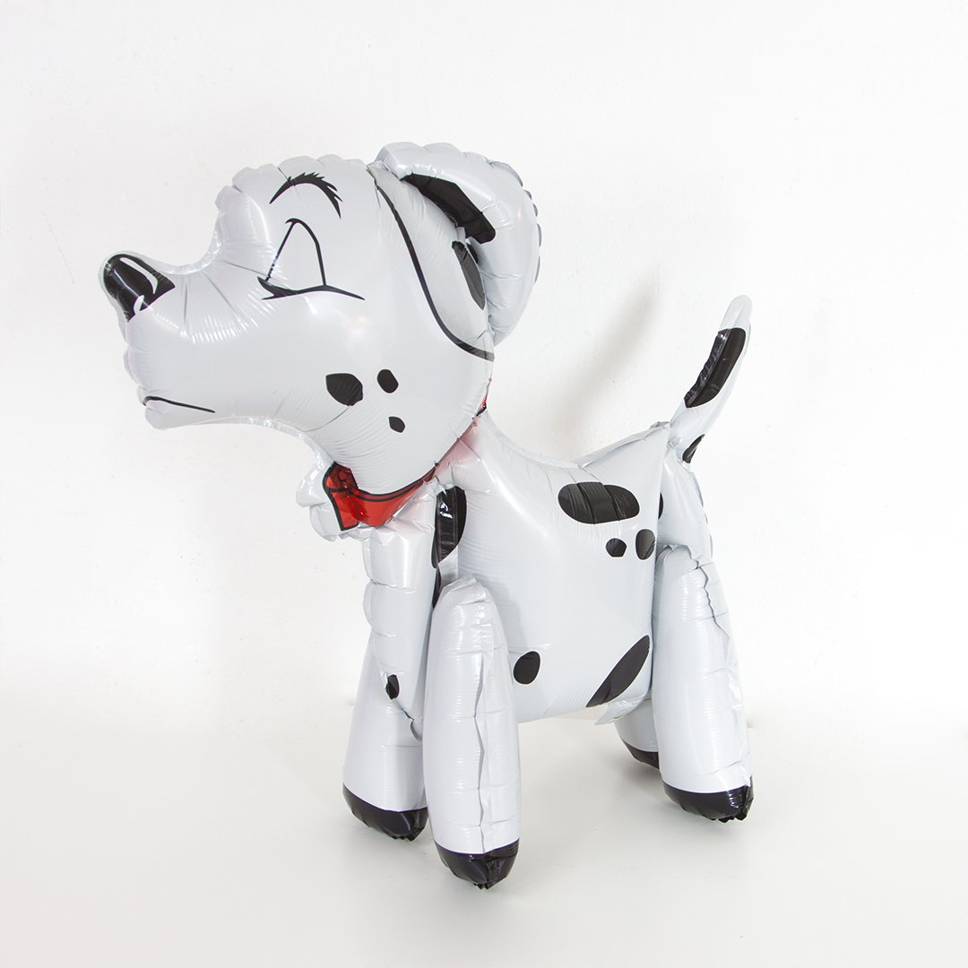 Шар 3D (23"/58 см) Фигура, Собака Далматинец , 1шт. НАДУВАЕТСЯ ВОЗДУХОМ, НЕ ЛЕТАЕТ