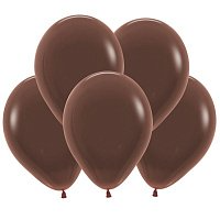  112076_12 Коричневый, Пастель Chocolate С гелием