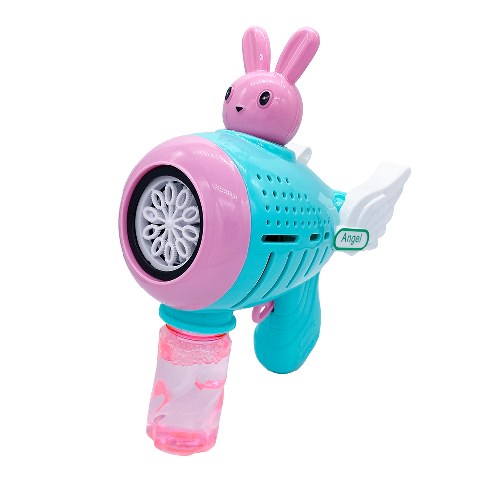 АКЦИЯ!Пистолет мыльные пузыри 360 Голубой