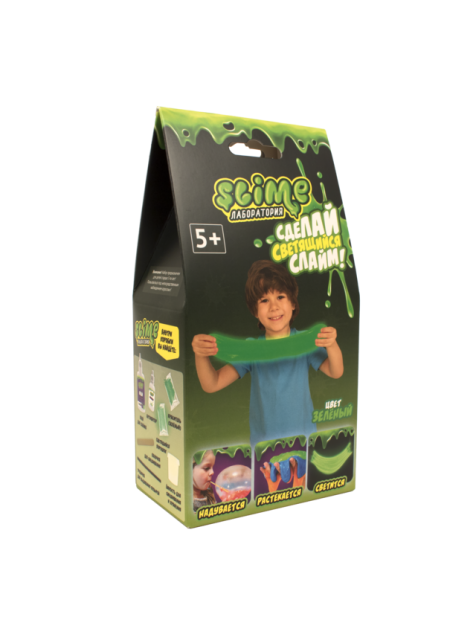АКЦИЯ!Игрушка ТМ "Slime" Малый набор для мальчиков "Лаборатория" 100гр.