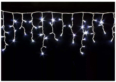 Гирлянда электрическая Бахрома 3м (уличная) (белая, тепло, мультицвет)