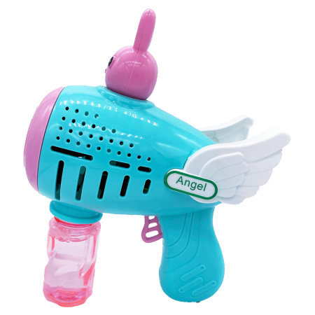 АКЦИЯ!Пистолет мыльные пузыри 360 Голубой