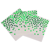 Салфетки Горох фольга зеленые 10шт