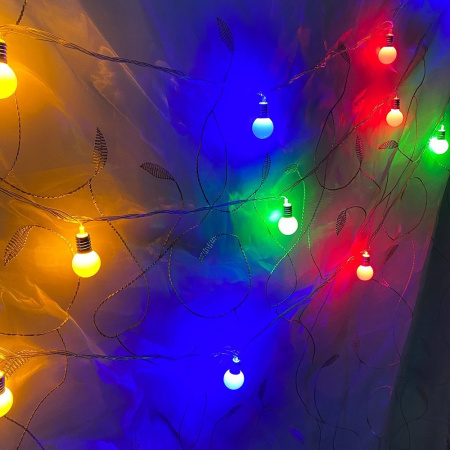 Гирлянда Шары матовые 8 м 550