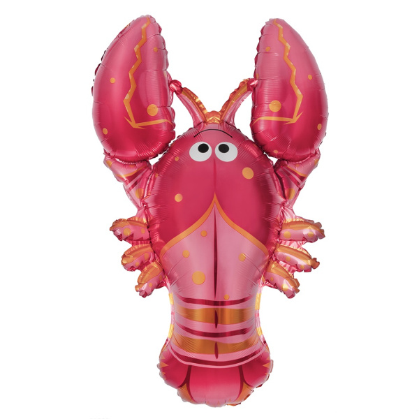 Шар (39"/99 см) Фигура, Лобстер, 1 шт. в уп.