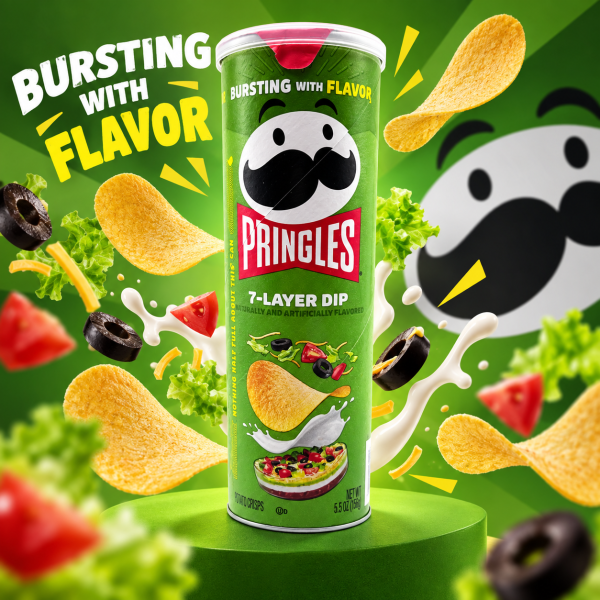 Картофельные чипсы Pringles 7-Layer Dip, 158 гр