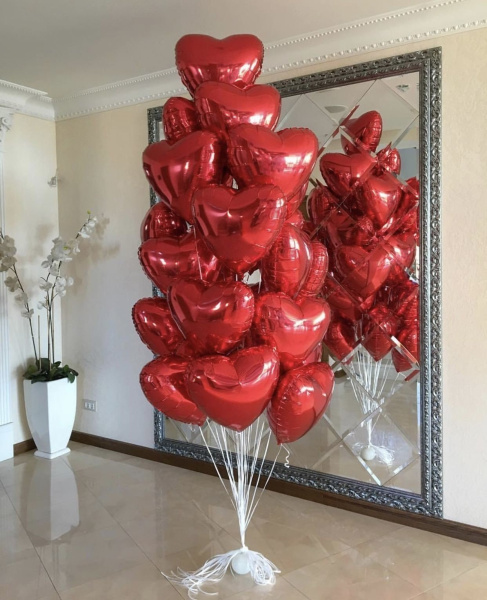 Сет №103 "Воздушный поцелуй" 21 сердце