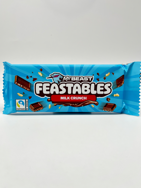 Шоколад молочный Mr.Beast Feastables MILK CRUNCH 60 г, 1 шт