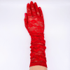 Перчатки дамские длинные Красные