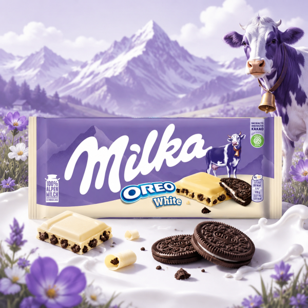 Акция!Шоколад Milka Oreo White   100гр