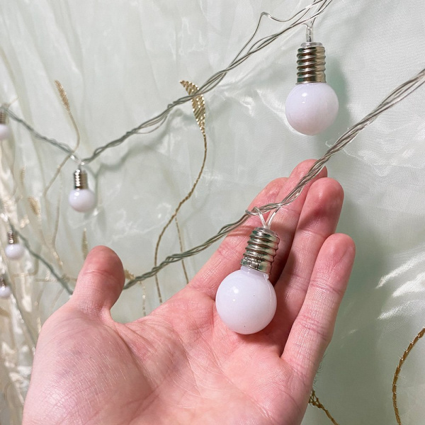 Гирлянда Шары матовые 8 м 550