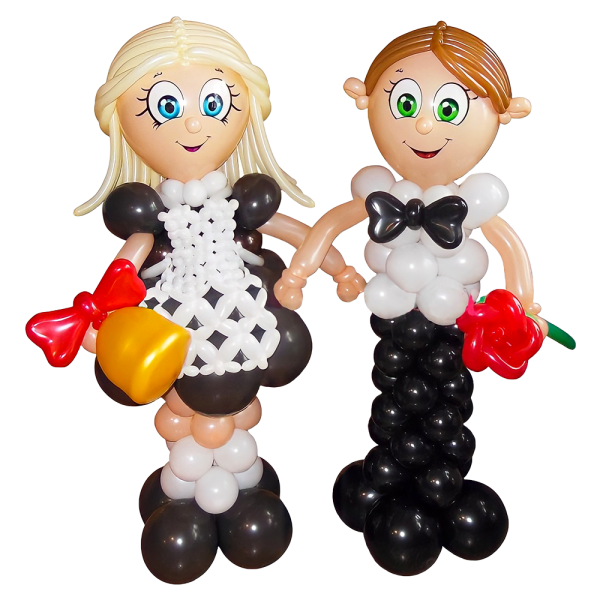 Фигуры из шаров "Первоклашки", шары на 1 сентября (цена за пару)