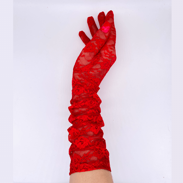 Перчатки дамские длинные 