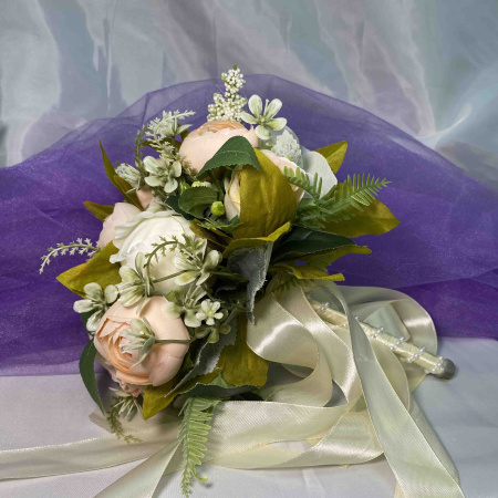 Букет невесты (зелёные тона)