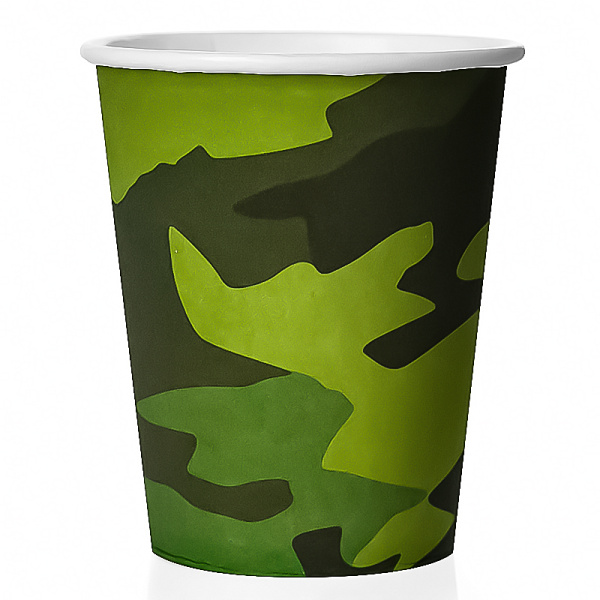 Стаканы (250 мл) Камуфляж, 6 шт.