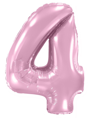 И 40 Цифра Розовый Макарунс, 1 шт (Испания)