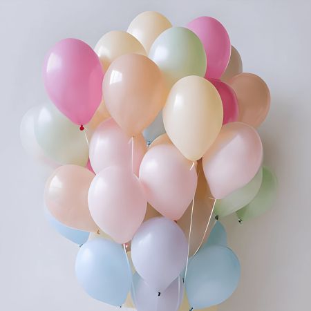 Сет №78 "Шариков много не бывает"; Связка из 45 воздушных шаров