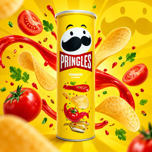 Акция! Картофельные чипсы Pringles Tomato со вкусом томата, 110 г