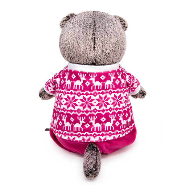 Акция! Ks25-220 Басик в зимней пижаме 25см