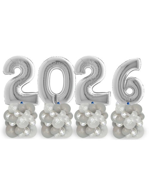 Стойки из цифр "2026" , 4 шт