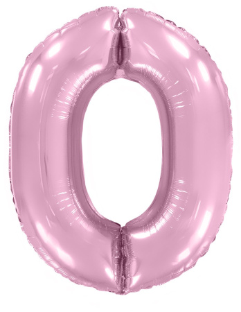 И 40 Цифра Розовый Макарунс, 1 шт (Испания)