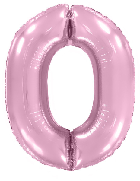 И 40 Цифра Розовый Макарунс, 1 шт (Испания)