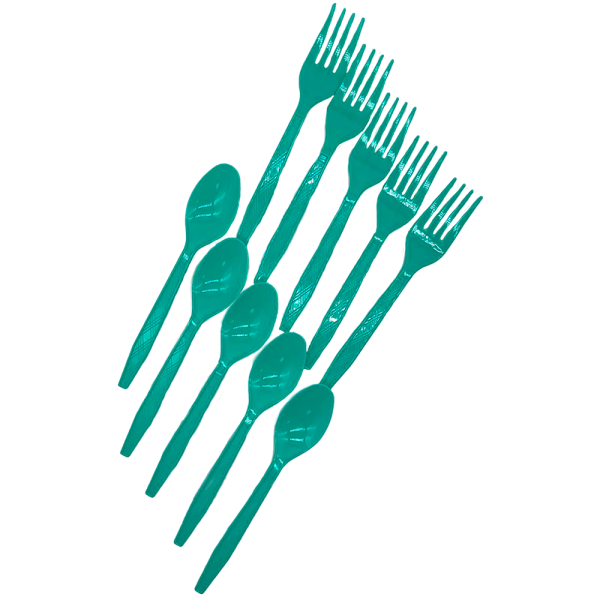 Столовые приборы пласт. тиффани 20шт