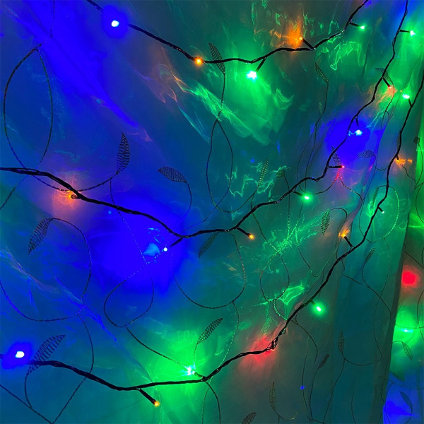 Г.эл. Нить, мульти, 26м, черный. провод \ прозрачный провод